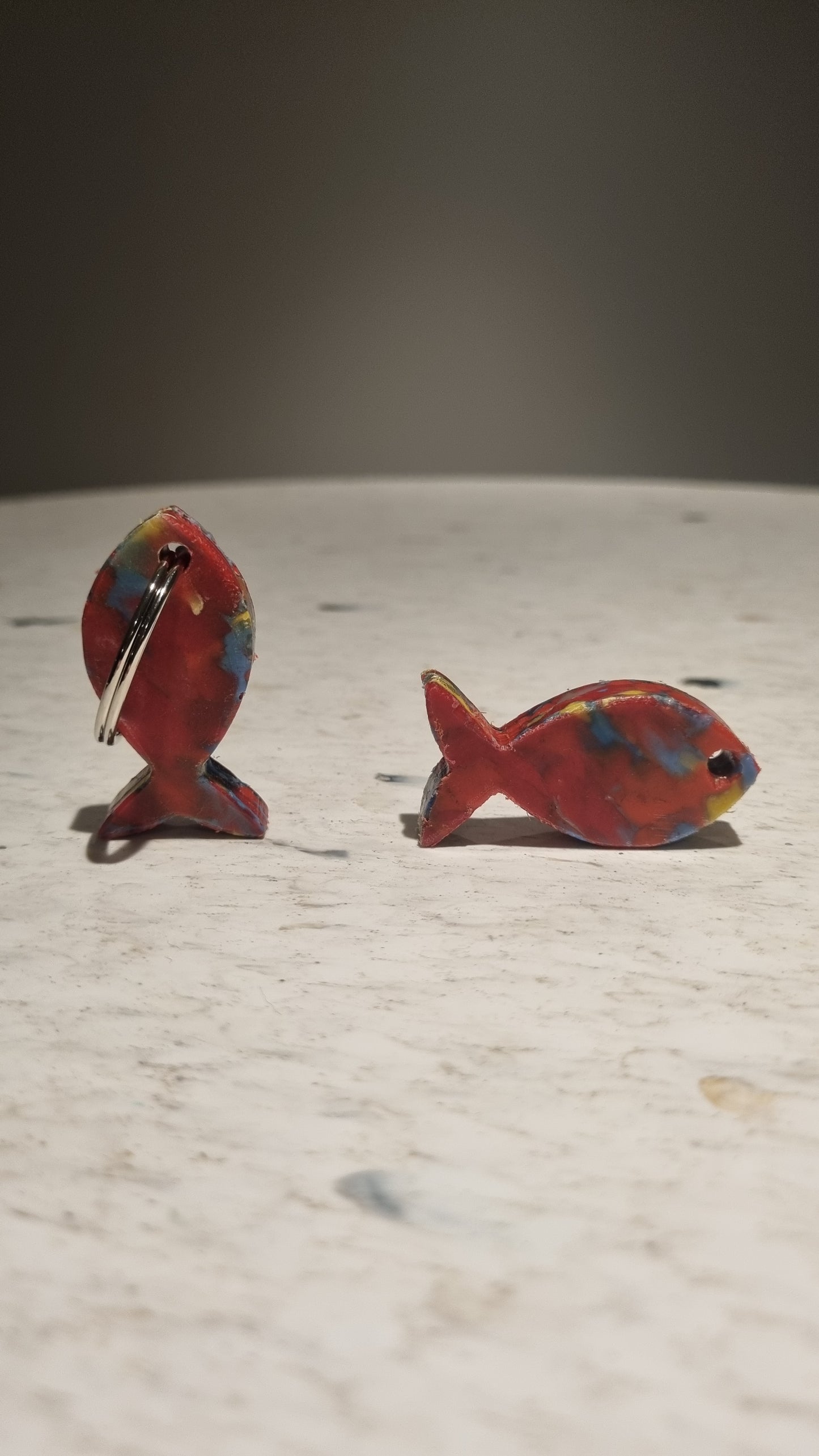 4 Portes-Clés 100% plastique recyclé