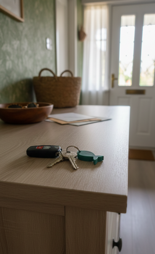 4 Portes-Clés 100% plastique recyclé